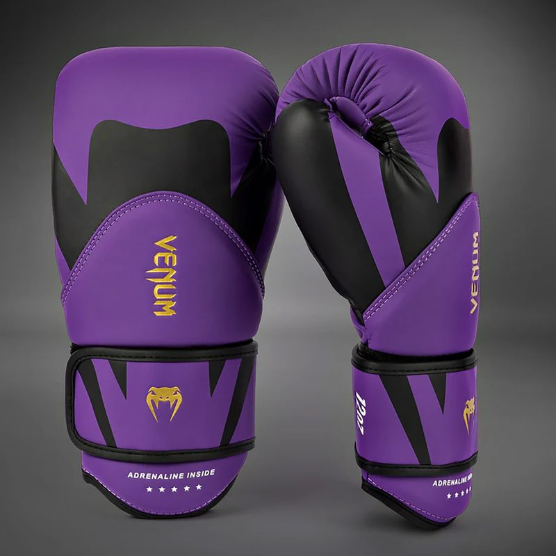 Boxerské rukavice Venum Challenger 4.0 dark purple 2
