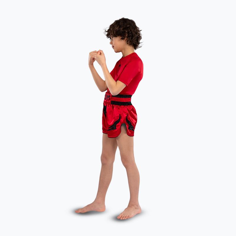Dětské tréninkové šortky Venum Inferno Muay Thai Jr red 5