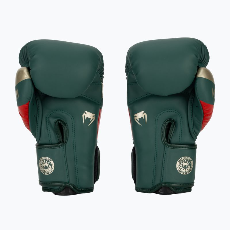 Boxerské rukavice Venum Elite green 3