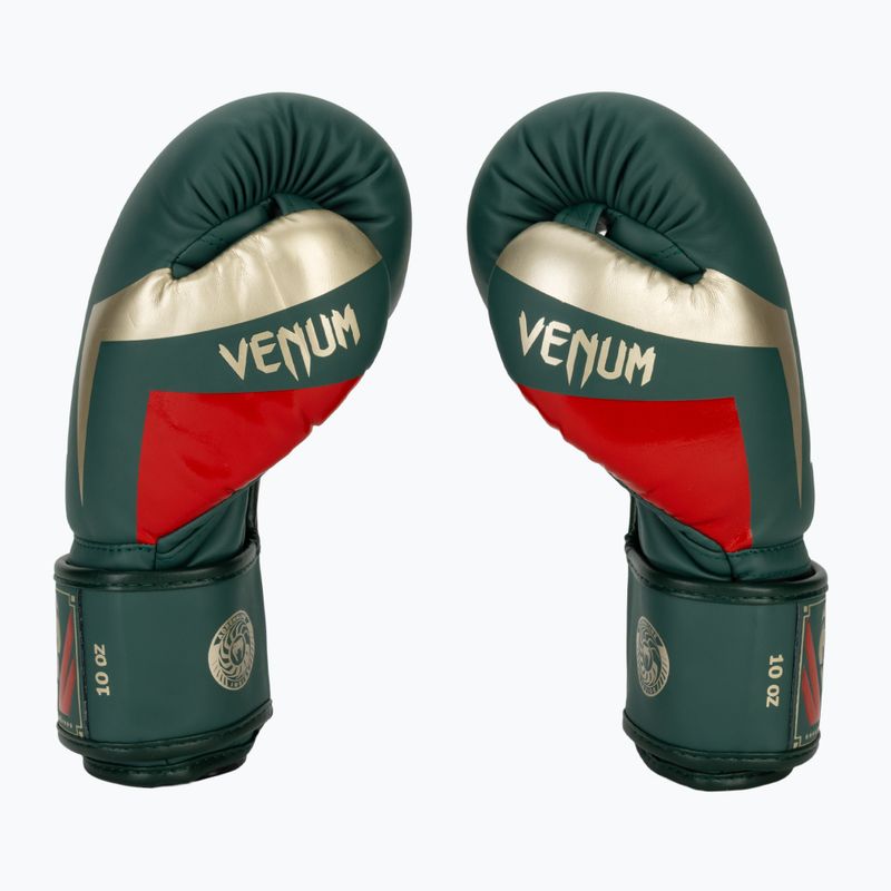 Boxerské rukavice Venum Elite green 4