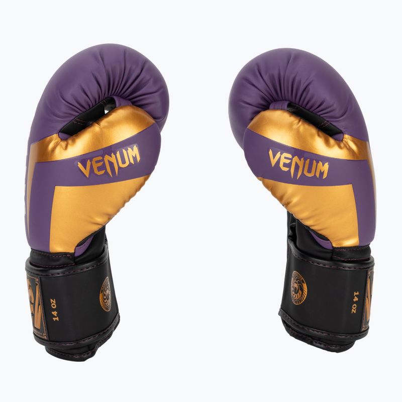 Boxerské rukavice Venum Elite dark purple 4