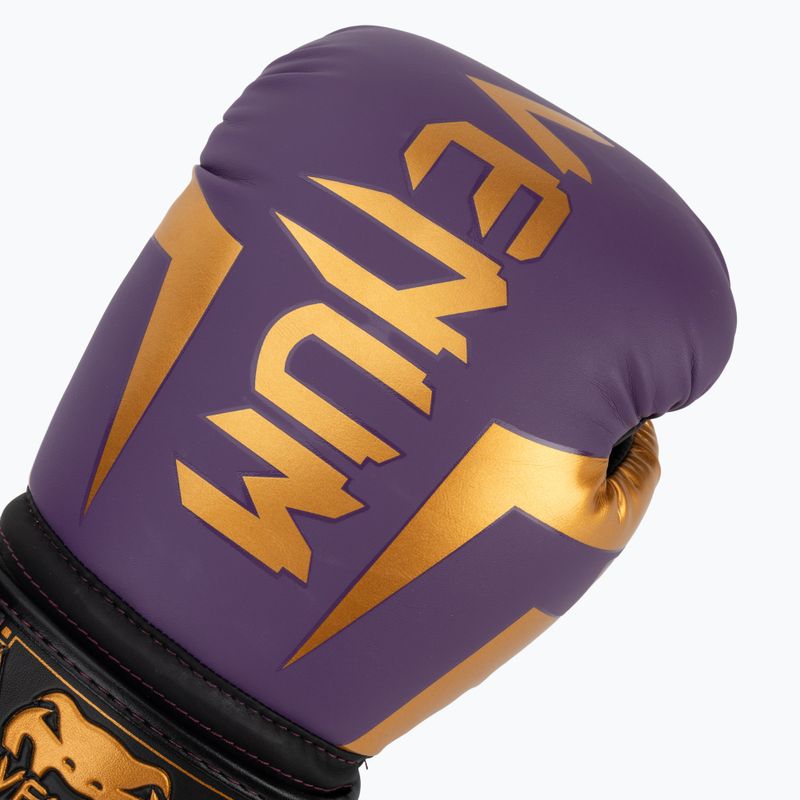 Boxerské rukavice Venum Elite dark purple 5