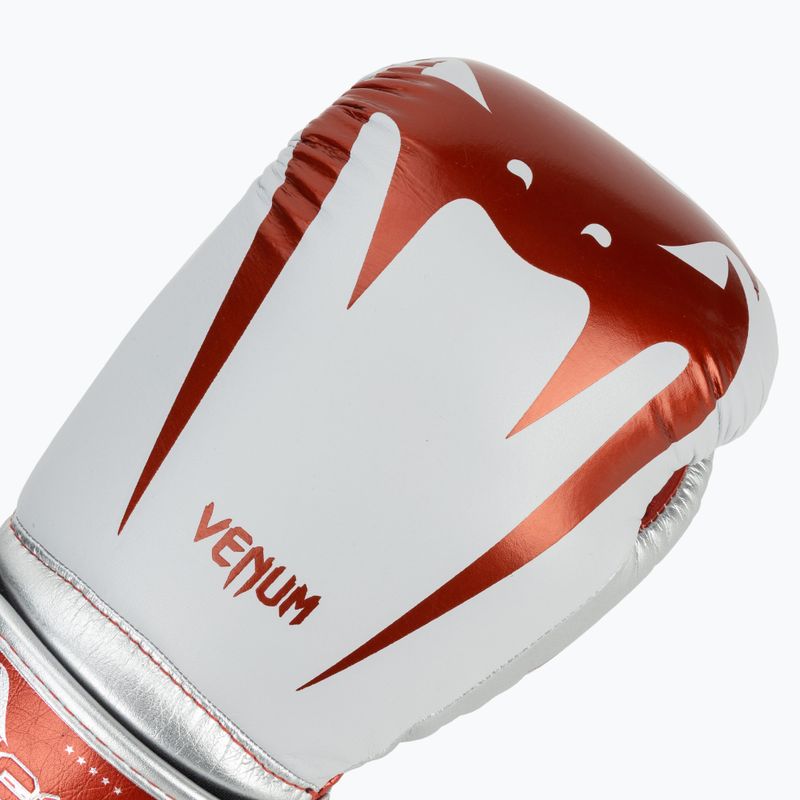 Boxerské rukavice Venum Giant 3.0 red/silver 5