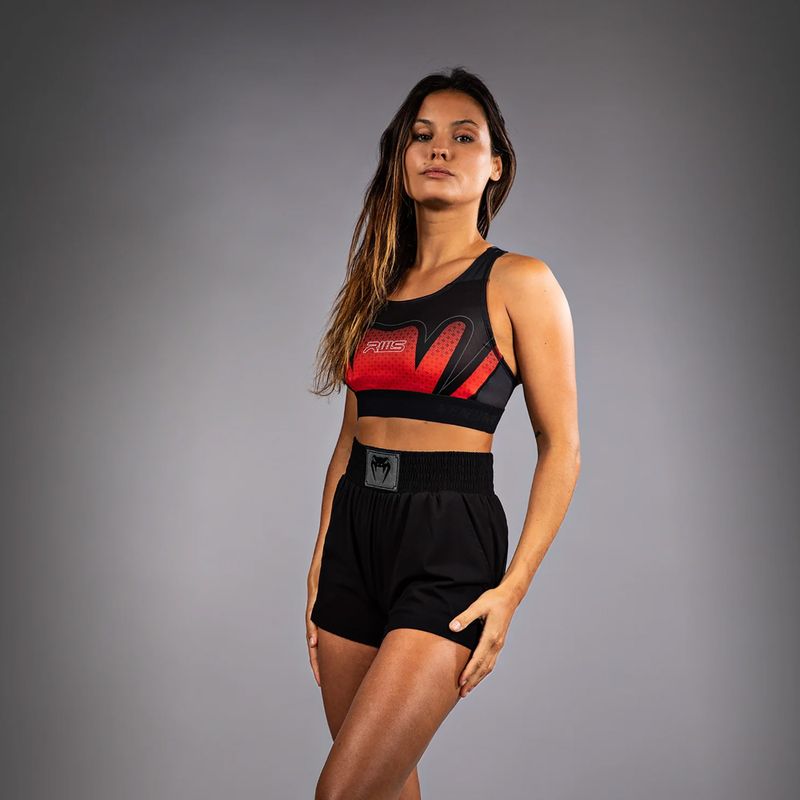 Sportovní podprsenka Venum x RWS 2.0 black/red 4