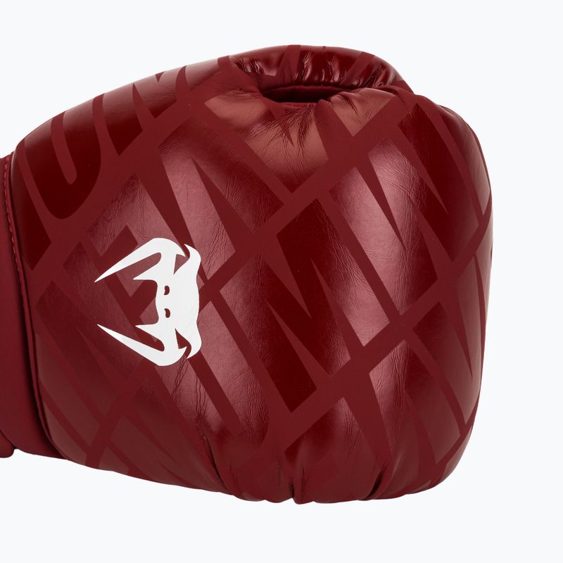 Boxerské rukavice Venum Contender 1.5XT Boxing lesklá burgundská 5