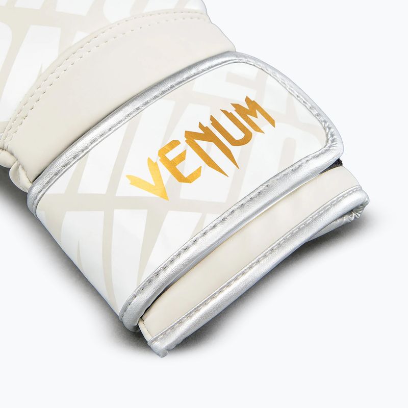Boxerské rukavice Venum Contender 1.5XT Boxing světle béžové/bílé krémové 3