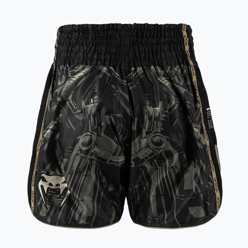 Pánské tréninkové šortky Venum Invader Muay Thai black/sand 2