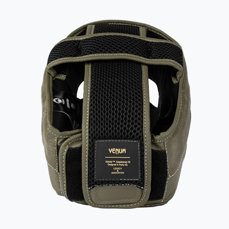 Boxerská přilba Venum Impact Evo Scales Headgear army green 8
