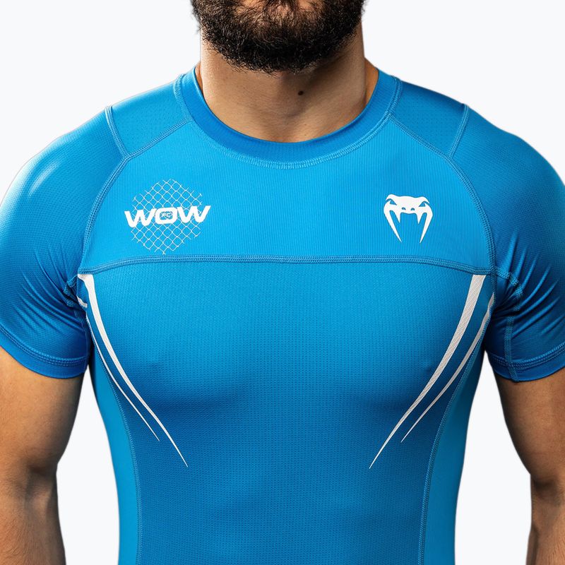 Pánské tréninkové tričko Venum X WOW FC Rashguards pacific blue 5