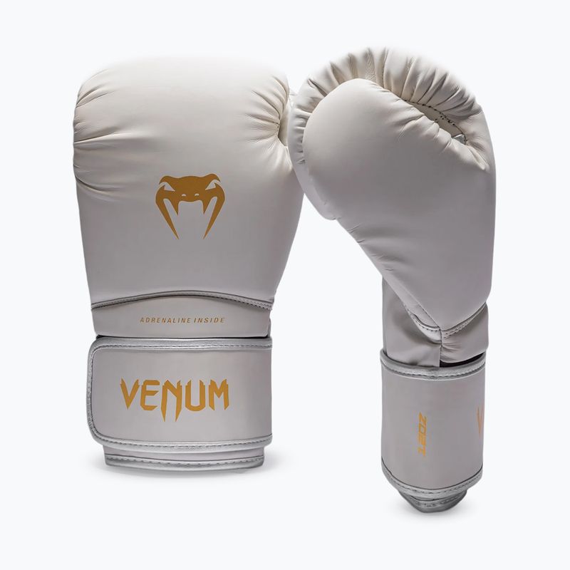 Boxerské rukavice Venum Contender 1.5 ivory/gold