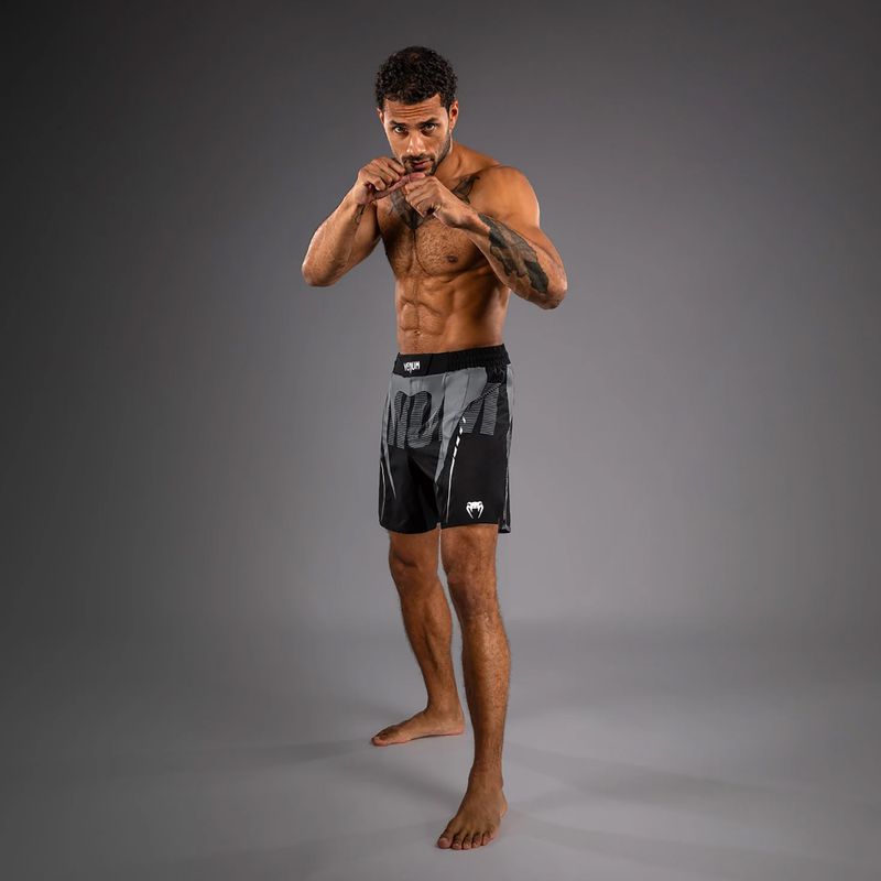 Pánské sportovní šortky Venum Adrenaline Fight black/silver grey 2