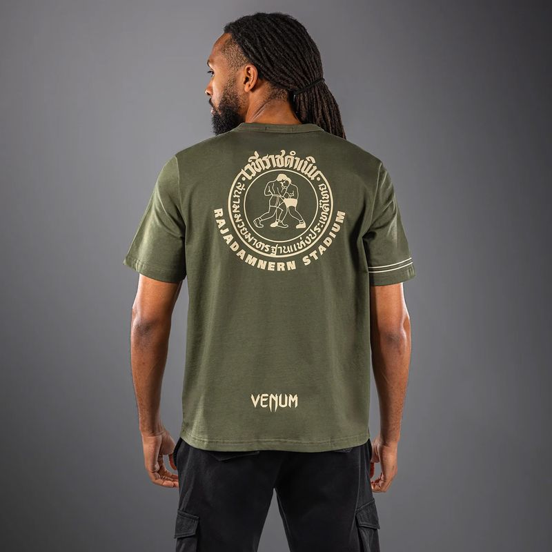 Pánské tričko Venum x Rajadamnern military green 2