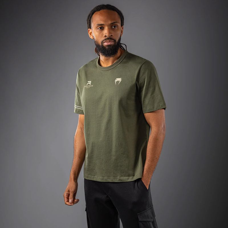 Pánské tričko Venum x Rajadamnern military green 3