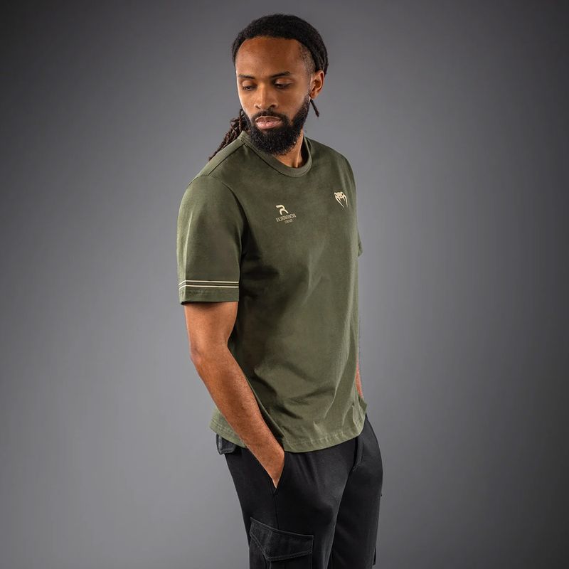 Pánské tričko Venum x Rajadamnern military green 4