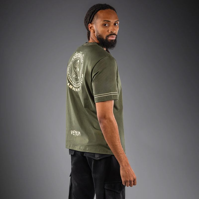 Pánské tričko Venum x Rajadamnern military green 5