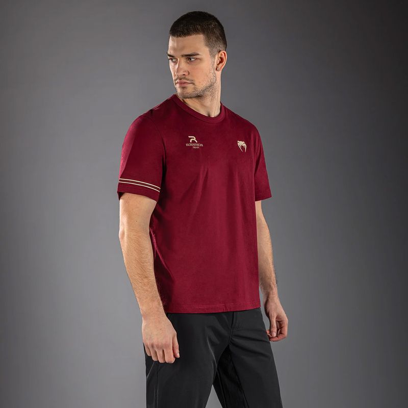 Pánské tričko Venum x Rajadamnern burgundy 3