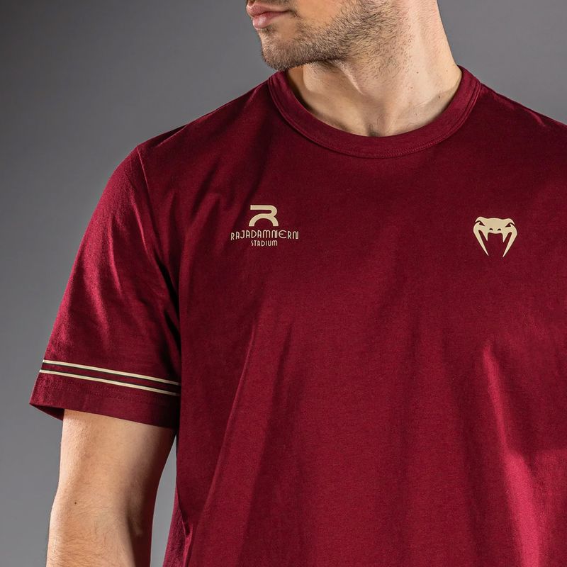 Pánské tričko Venum x Rajadamnern burgundy 5
