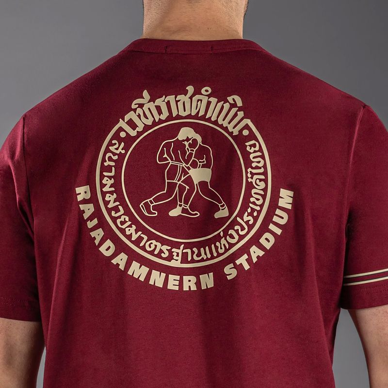 Pánské tričko Venum x Rajadamnern burgundy 6