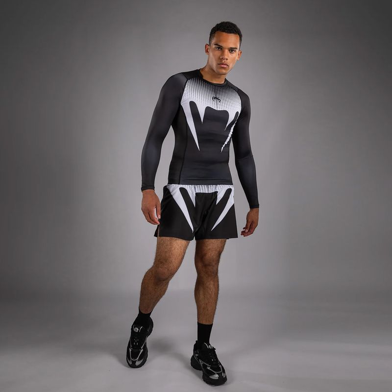 Pánský rashguard s dlouhým rukávem Venum No Gi Rashguards black/white 2
