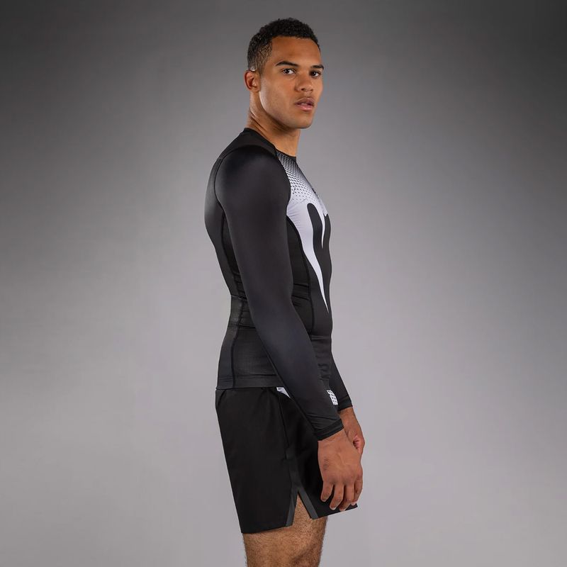 Pánský rashguard s dlouhým rukávem Venum No Gi Rashguards black/white 4