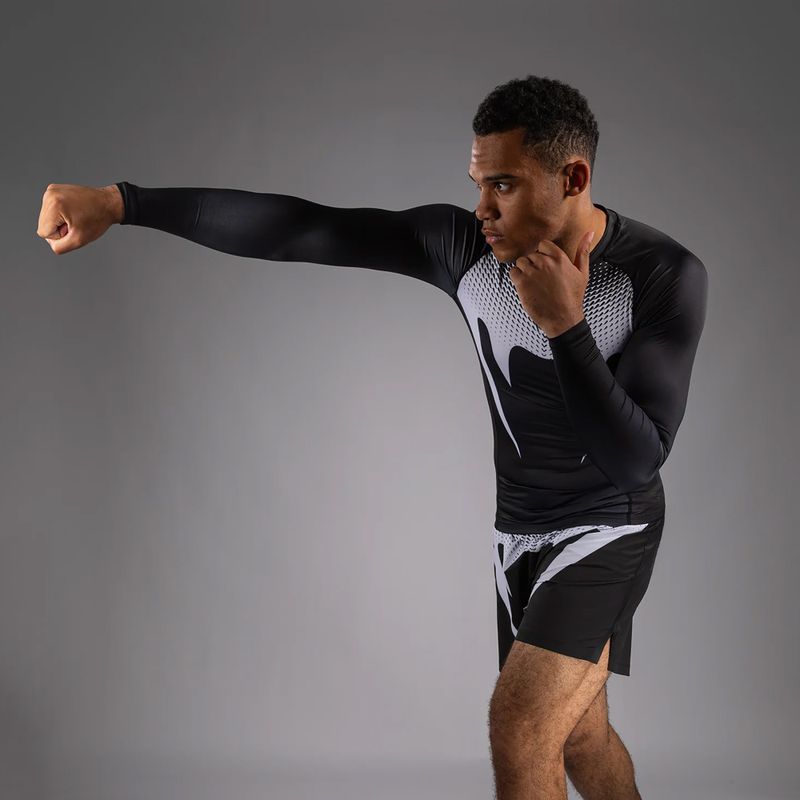 Pánský rashguard s dlouhým rukávem Venum No Gi Rashguards black/white 5