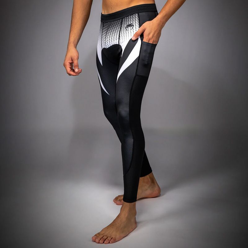 Pánské tréninkové legíny Venum No Gi Spats Black/White 4