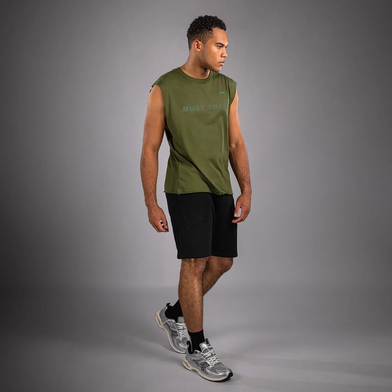 Pánské tričko Venum Muay Thai VT military green 2