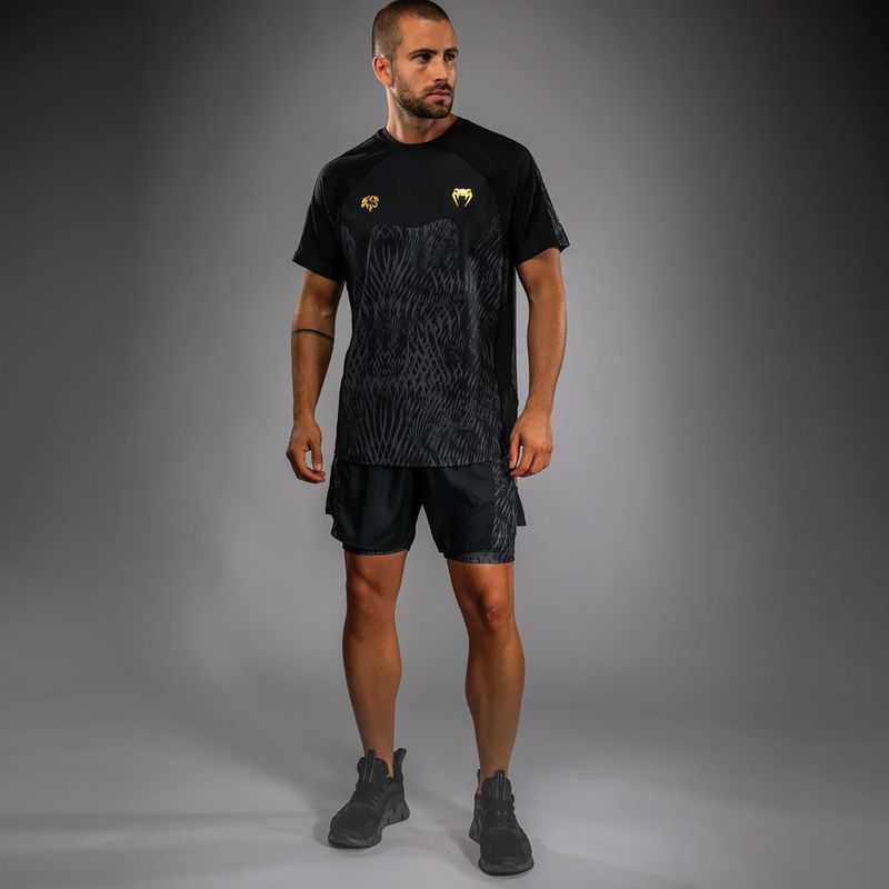 Pánské tričko Venum x Chimaev Dry Tech black/grey 2