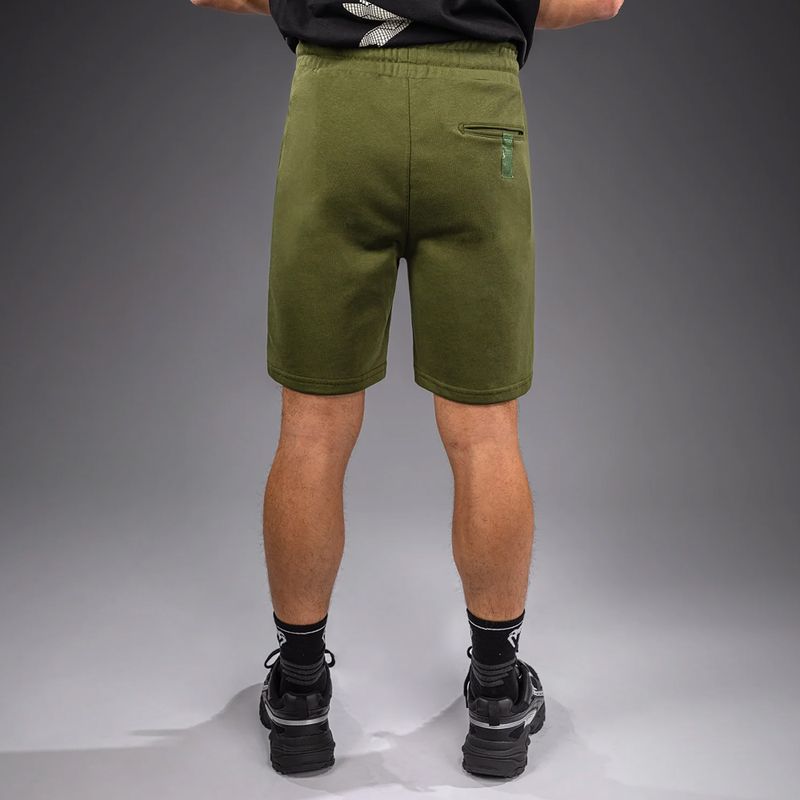Pánské tréninkové šortky Venum Classic Fleece Cotton khaki 3