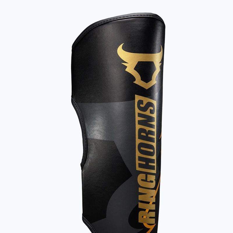 Chrániče holení a chodidel Venum Ringhorns Charger Shin black/gold 10