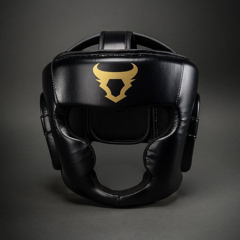 Boxerská helma Venum Ringhorns Charger Headgear black/gold 2