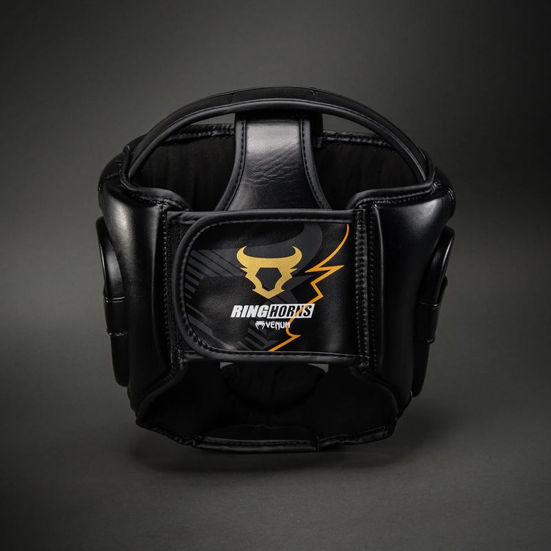 Boxerská helma Venum Ringhorns Charger Headgear black/gold 3