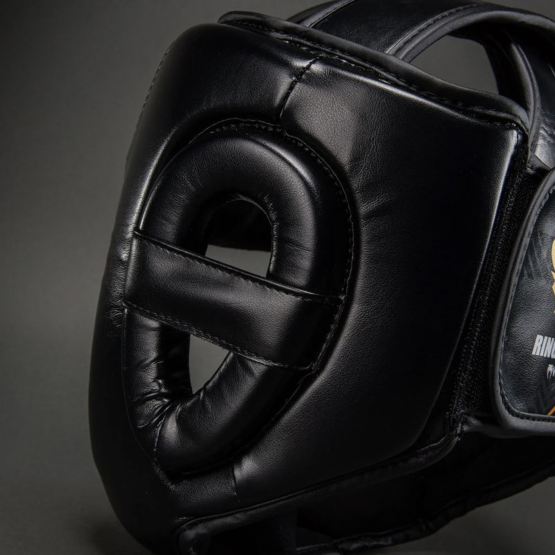 Boxerská helma Venum Ringhorns Charger Headgear black/gold 4
