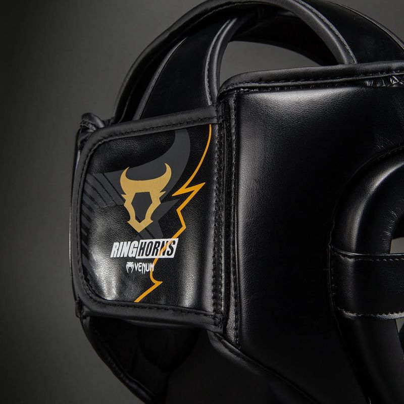 Boxerská helma Venum Ringhorns Charger Headgear black/gold 5