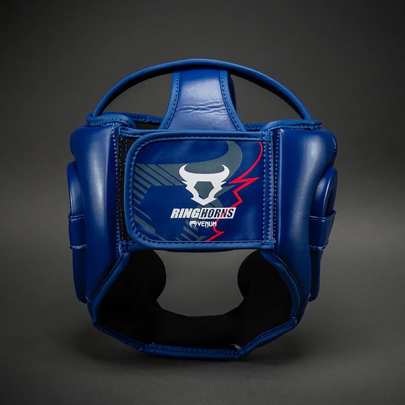 Boxerská helma Venum Ringhorns Charger Headgear navy blue/red 9