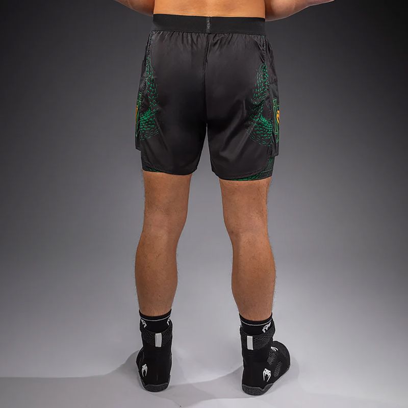 Pánské tréninkové šortky Venum Matupa Training black/green/gold 2