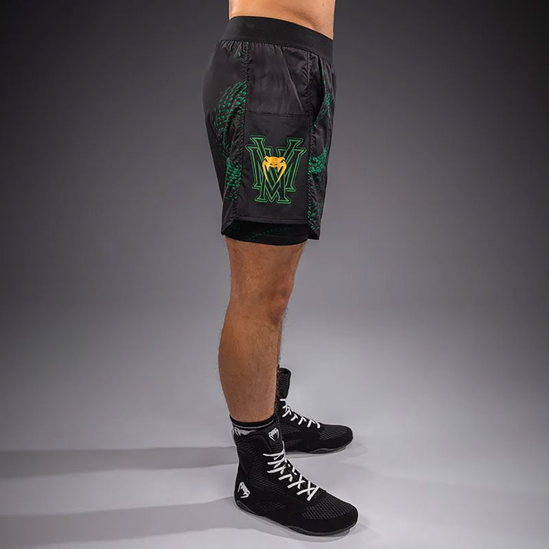 Pánské tréninkové šortky Venum Matupa Training black/green/gold 3