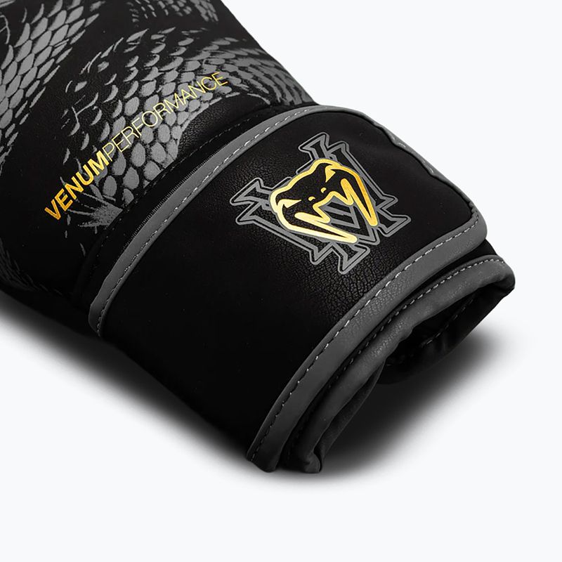 Boxerské rukavice Venum Matupa Boxing black/grey/gold 4