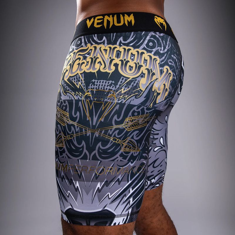 Pánské tréninkové šortky Venum Wolf Attack Vale Tudo Shorts black/grey 7