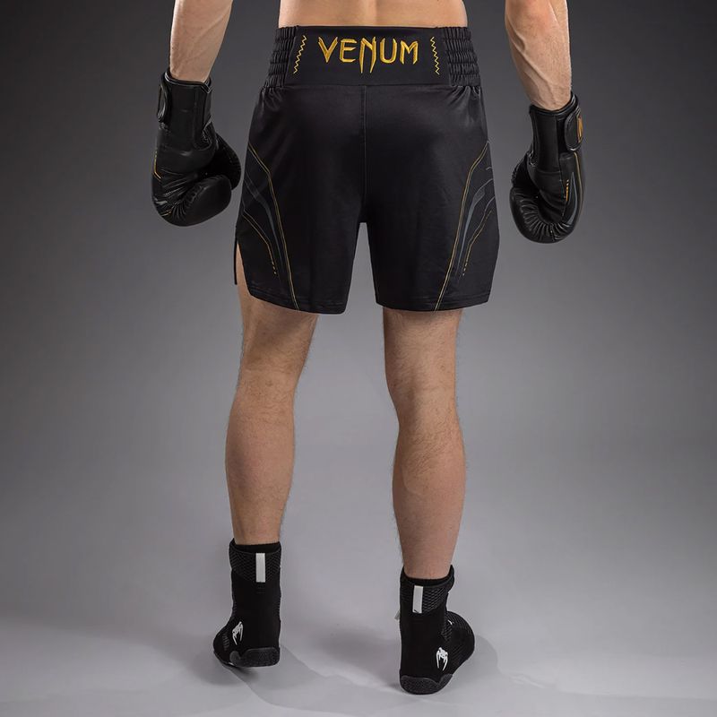 Pánské boxerské šortky Venum Streamline Boxing black/gold 3