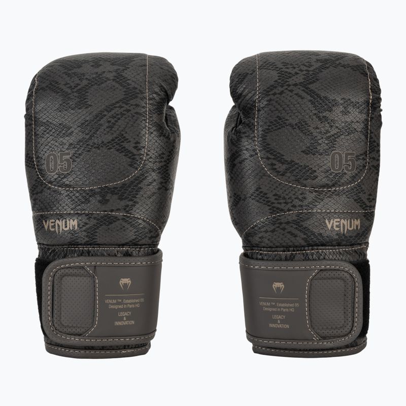Boxerské rukavice Venum Impact Evo Scales Boxing dark grey 2
