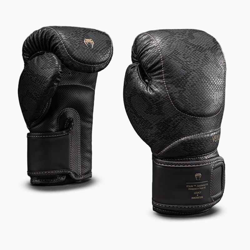 Boxerské rukavice Venum Impact Evo Scales Boxing dark grey 7