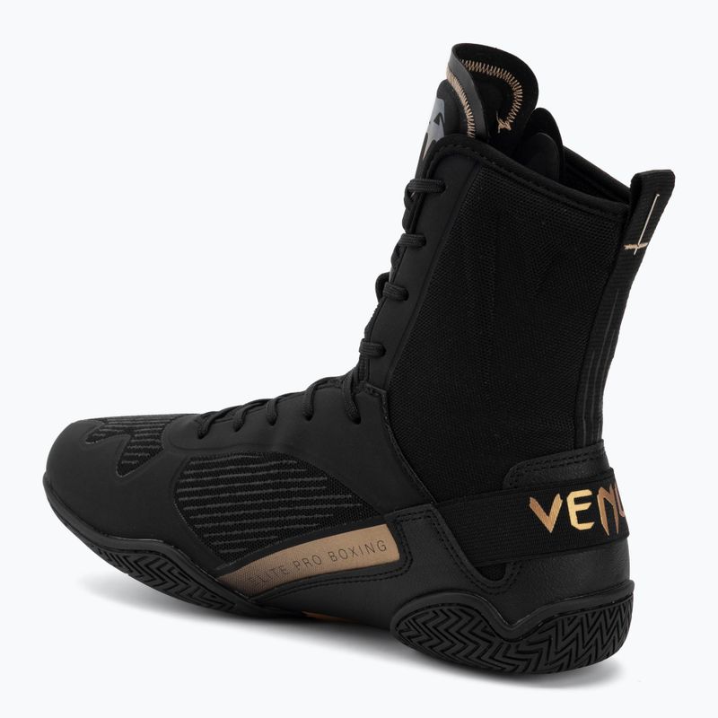 Boxerské boty Venum Elite Neo Boxing black/gold 3