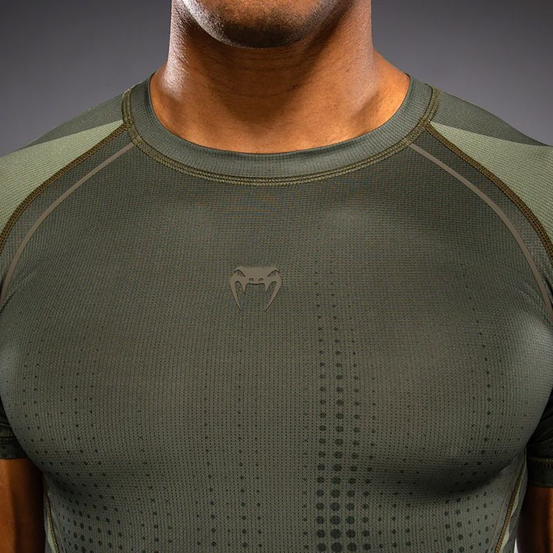 Pánský rashguard Venum Stealth Rashguard khaki/tmavě zelená 5