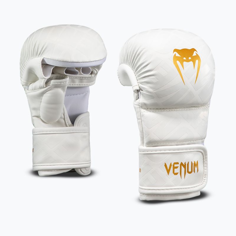 Sparingové rukavice Venum Contender 1.5 XT 3D Sparring white/gold