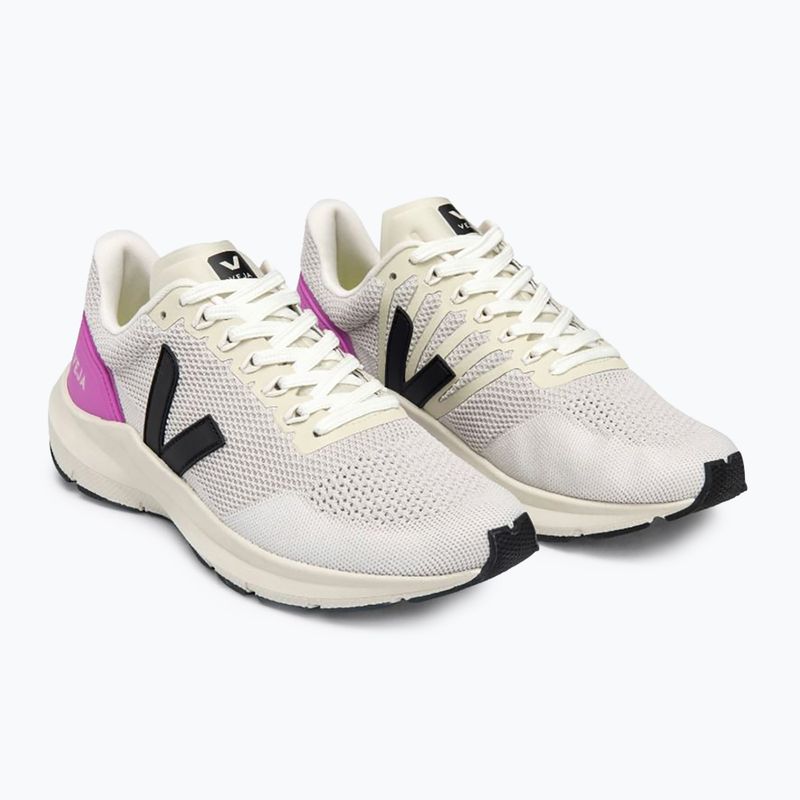 Dámské běžecké boty VEJA Marlin V-Knit chalk/black/ultraviolet 8