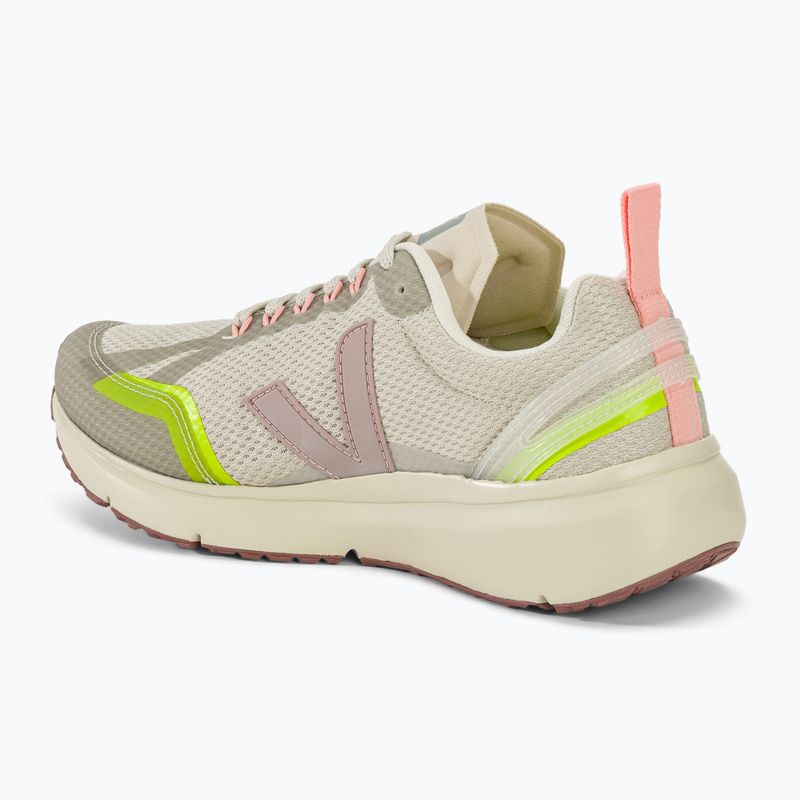VEJA Condor 2 Alveomesh natural/babe/jaune fluo dámská běžecká obuv 3