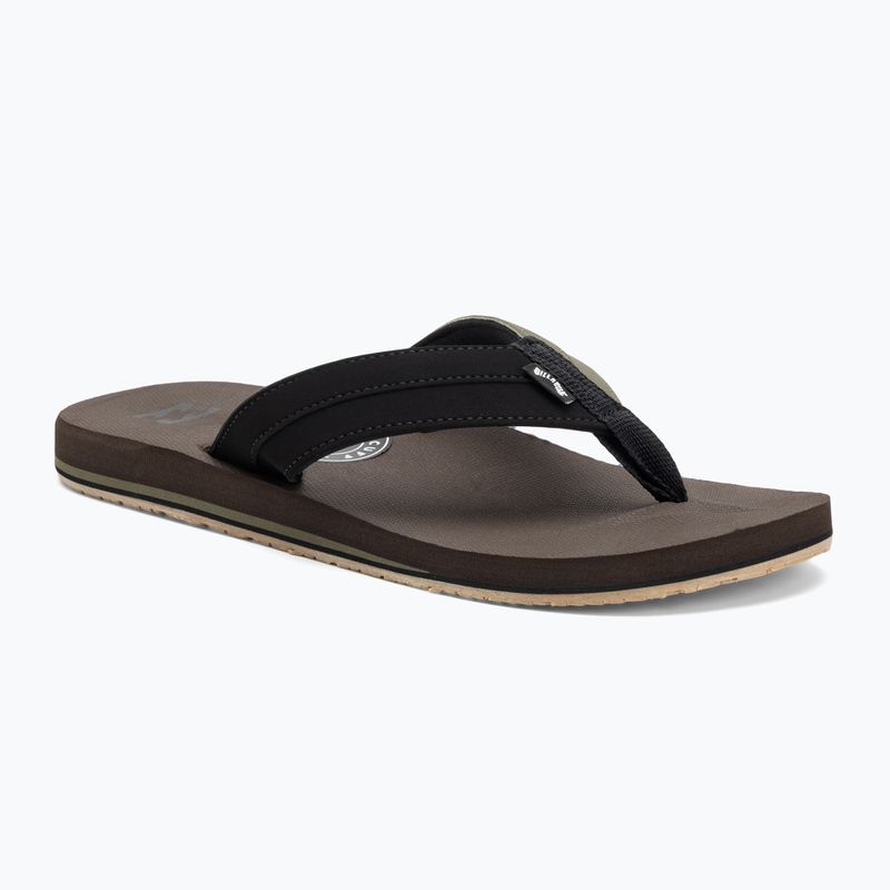 Pánské nazouváky Billabong All Day Impact chocolate MFOT1BAD-CHO