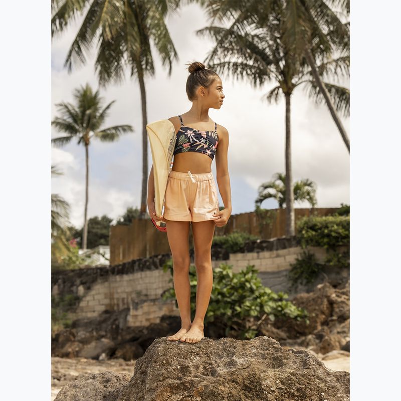 Dětské dvoudílné plavky ROXY Vacay For Life Crop Top Set 2021 mood indigo alma swim 11