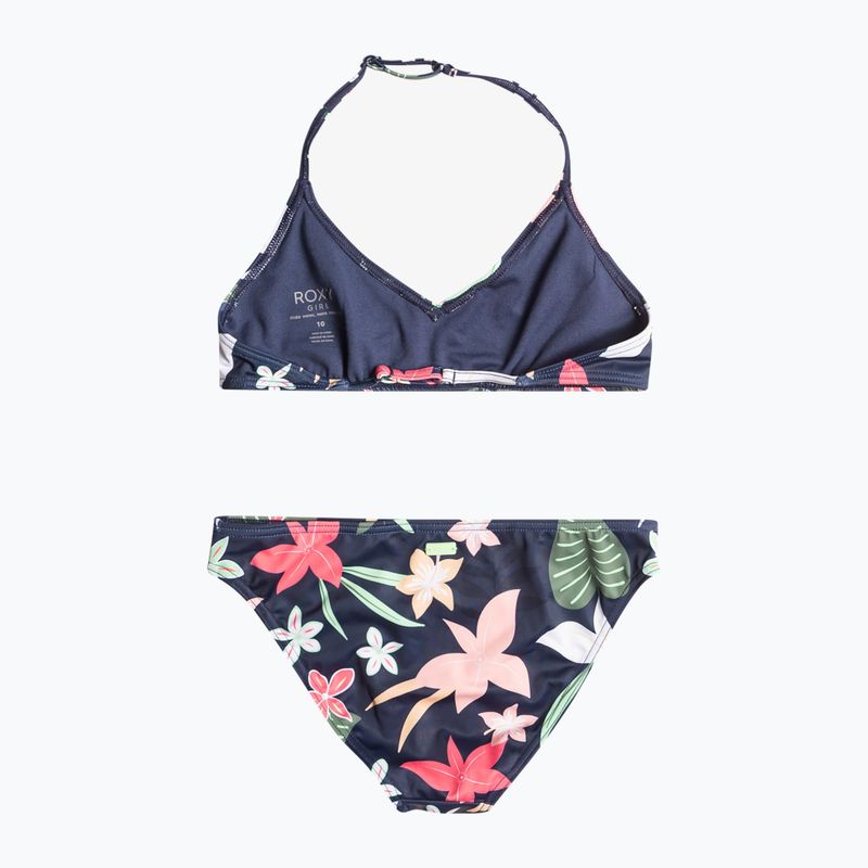 Dětské dvoudílné plavky ROXY Vacay For Life Triangle Bra Set 2021 mood indigo alma swim 2